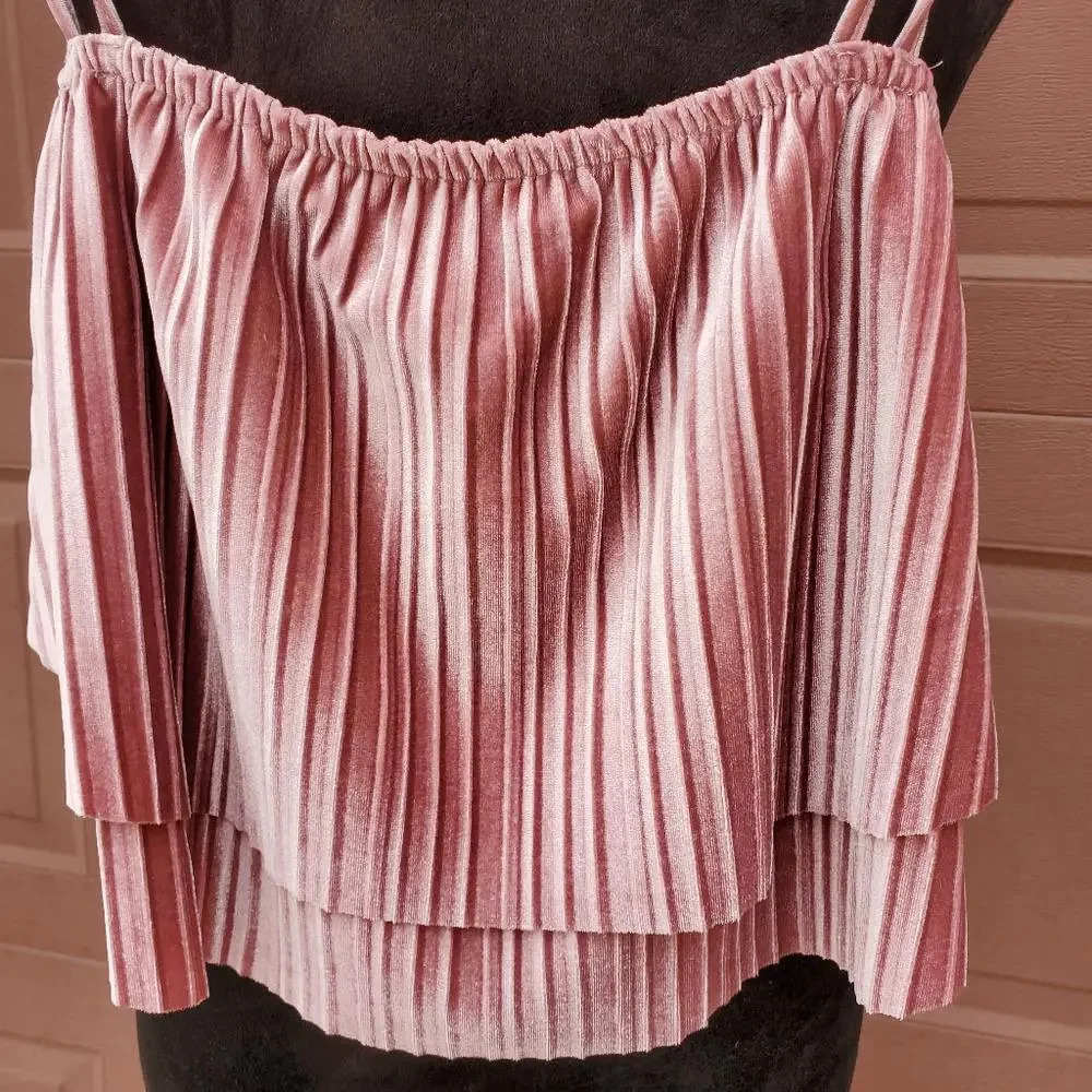 NWT JACK by BB DAKOTA Touch of Velvet Pink Camisole Tank Size Medium - Picture 13 of 13